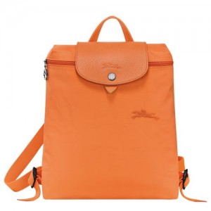Dámské Batohy Longchamp Le Pliage Green M Recycled canvas Oranžové | CZ QM8736