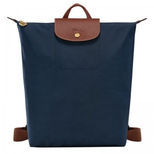 Dámské Batohy Longchamp Le Pliage Original M Canvas Tmavě Blankyt | CZ MQ8763