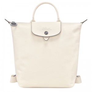 Dámské Batohy Longchamp Le Pliage Xtra S Leather Ecru | CZ PJ8746