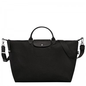 Dámské Cestovní Tašky Longchamp Le Pliage Energy S Recycled canvas Černé | CZ SG8332