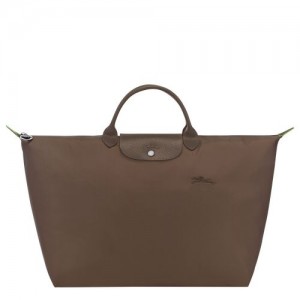 Dámské Cestovní Tašky Longchamp Le Pliage Green S Recycled canvas Terra | CZ YX8263
