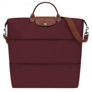 Dámské Cestovní Tašky Longchamp Le Pliage Original expandable Recycled canvas Vínové | CZ LI8287