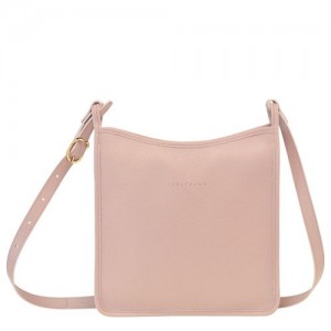 Dámské Crossbody Kabelky Longchamp Le FoulonnÉ M Leather Nude | CZ DF8932