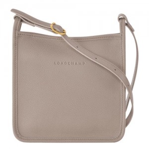 Dámské Crossbody Kabelky Longchamp Le FoulonnÉ S Leather Turtledove | CZ JP8928