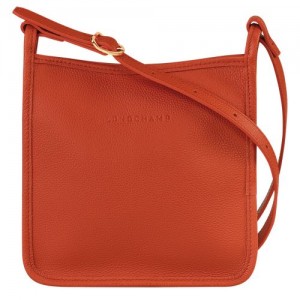 Dámské Crossbody Kabelky Longchamp Le FoulonnÉ S Leather Paprika | CZ LI8926