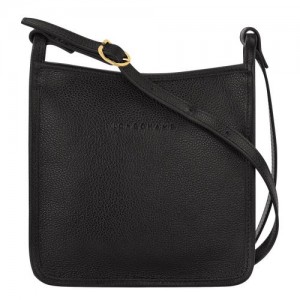 Dámské Crossbody Kabelky Longchamp Le FoulonnÉ S Leather Černé | CZ CT8923