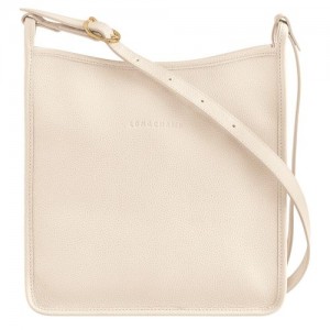 Dámské Crossbody Kabelky Longchamp Le FoulonnÉ M Leather Paper | CZ IL8900