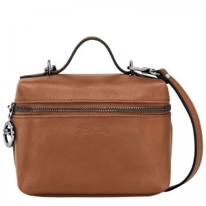 Dámské Crossbody Kabelky Longchamp Le Pliage Xtra XS Vanity Læder Cognac | CZ XY9017