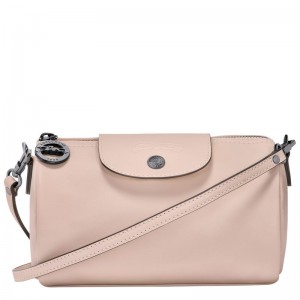 Dámské Crossbody Kabelky Longchamp Le Pliage Xtra XS Leather Nude | CZ SG8956