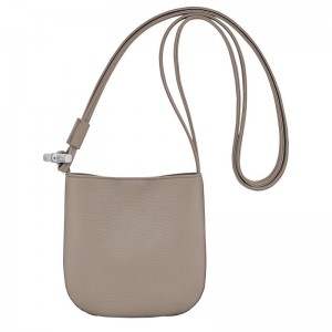 Dámské Crossbody Kabelky Longchamp Le Roseau S Leather Clay | CZ XY8965