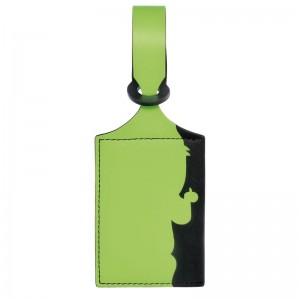 Dámské Doplňky Longchamp LGP Travel Luggage tag Leather Zelene Světle | CZ EB8219