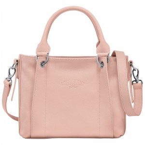 Dámské Kabelka Longchamp 3D S Leather Nude | CZ YX9158