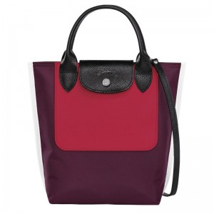 Dámské Kabelka Longchamp Cabas XS Tote Canvas Vínové | CZ JP9169