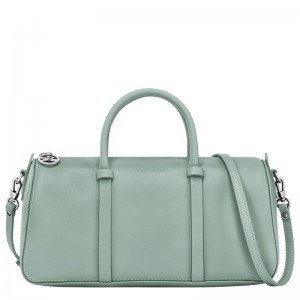 Dámské Kabelka Longchamp Daylong M Leather Celadon | CZ GS9138