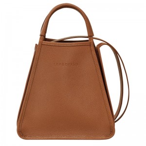 Dámské Kabelka Longchamp Le FoulonnÉ S Leather Caramel | CZ IL9160