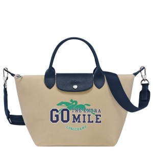 Dámské Kabelka Longchamp Le Pliage Collection S Canvas Béžový | CZ WN9258