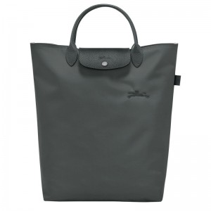 Dámské Kabelka Longchamp Le Pliage Green M Tote Canvas Graphite | CZ JP9240