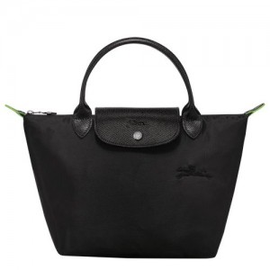 Dámské Kabelka Longchamp Le Pliage Green S Recycled canvas Černé | CZ WN9047