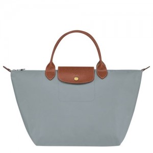 Dámské Kabelka Longchamp Le Pliage Original M Recycled canvas Steel | CZ MQ9074
