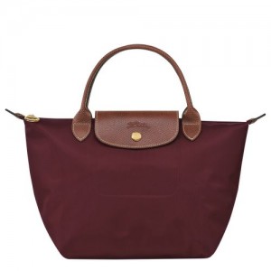 Dámské Kabelka Longchamp Le Pliage Original S Recycled canvas Vínové | CZ ZU9068