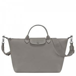 Dámské Kabelka Longchamp Le Pliage Xtra L Leather Turtledove | CZ QM9205