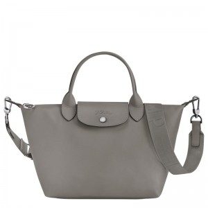 Dámské Kabelka Longchamp Le Pliage Xtra S Leather Turtledove | CZ GS9219