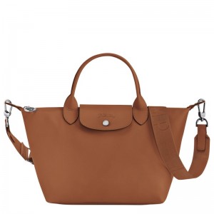 Dámské Kabelka Longchamp Le Pliage Xtra S Leather Cognac | CZ SG9216