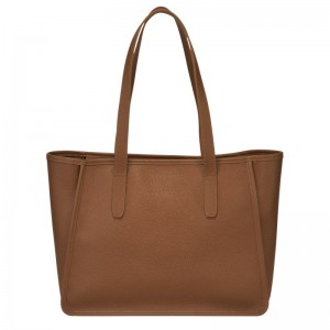 Dámské Kabelky Přes Rameno Longchamp Le FoulonnÉ L Tote Leather Caramel | CZ NW8865