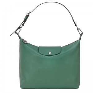 Dámské Kabelky Přes Rameno Longchamp Le Pliage Xtra M Hobo Leather Sage | CZ YX8887