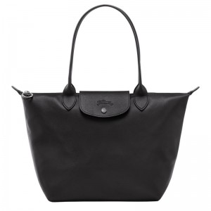 Dámské Kabelky Přes Rameno Longchamp Le Pliage Xtra M Tote Leather Černé | CZ WN8839