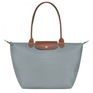 Dámské Kabelky Přes Rameno Longchamp Le Pliage Original L Tote Recycled canvas Steel | CZ FD8802