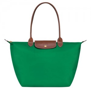 Dámské Kabelky Přes Rameno Longchamp Le Pliage Original L Tote Recycled canvas Zelene | CZ SG8800
