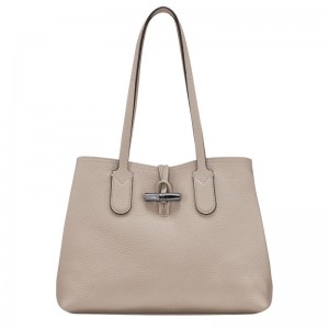 Dámské Kabelky Přes Rameno Longchamp Le Roseau Essential M Tote Leather Clay | CZ VR8863