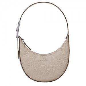 Dámské Kabelky Přes Rameno Longchamp Le Roseau Essential S Hobo Leather Clay | CZ KO8823