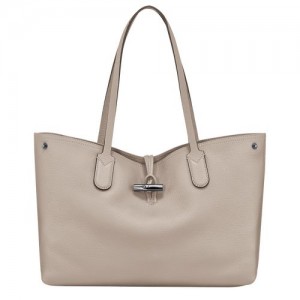 Dámské Kabelky Přes Rameno Longchamp Le Roseau Essential L Tote Leather Clay | CZ VR8818