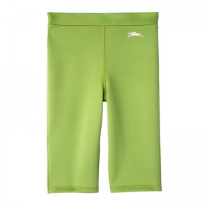 Dámské Kalhoty Longchamp Cycling short Jersey Zelene Světle | CZ HA7712