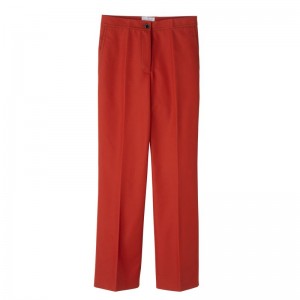 Dámské Kalhoty Longchamp Suit Gabardine Paprika | CZ WN7698
