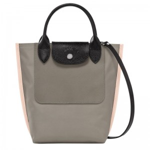 Dámské Mini Tašky Longchamp Cabas XS Tote Canvas Turtledove | CZ LI9379