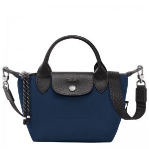 Dámské Mini Tašky Longchamp Le Pliage Energy XS Handbag Recycled canvas Tmavě Blankyt | CZ AH9319