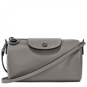 Dámské Mini Tašky Longchamp Le Pliage Xtra XS Crossbody Leather Turtledove | CZ FD9295