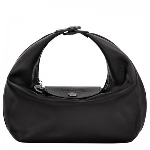 Dámské Mini Tašky Longchamp Le Pliage Xtra XS Handbag Leather Černé | CZ XY9288