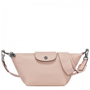 Dámské Mini Tašky Longchamp Le Pliage Xtra XS Crossbody Leather Nude | CZ WN9362