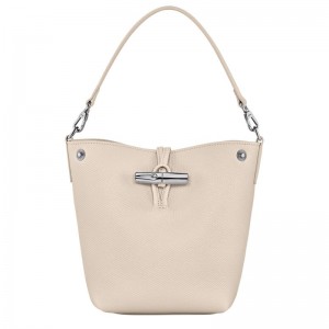 Dámské Mini Tašky Longchamp Le Roseau XS Bucket Leather Paper | CZ MQ9335