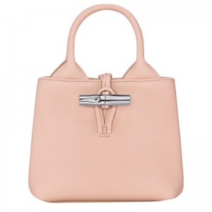 Dámské Mini Tašky Longchamp Le Roseau XS Handbag Leather Ballerina | CZ BE9280