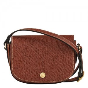 Dámské Mini Tašky Longchamp Épure XS Crossbody Leather Hnědé | CZ PJ9266