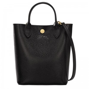 Dámské Mini Tašky Longchamp Épure XS Tote Leather Černé | CZ LI9342