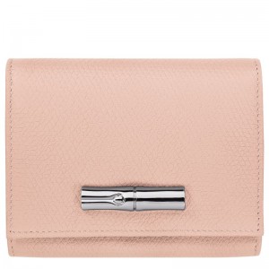 Dámské Peněženky Longchamp Le Roseau Leather Ballerina | CZ GS8543