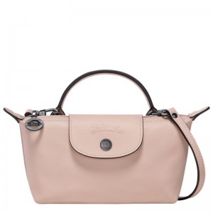 Dámské Pouches Longchamp Le Pliage Xtra XS Leather Nude | CZ NW8400