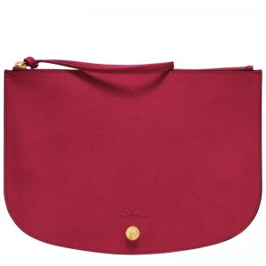 Dámské Pouches Longchamp Épure Leather Magenta | CZ UZ8418