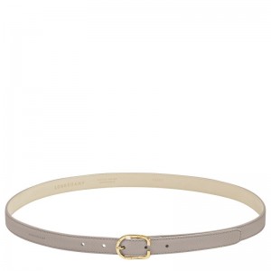 Dámské Pásky Longchamp Le FoulonnÉ Leather Turtledove | CZ FD8047